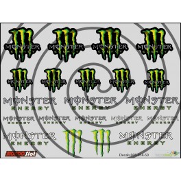 Decals Monster - 10x7.5cm Decals Monster - 10x7.5cm