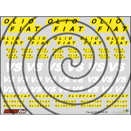 Decals Olio Fiat - 10x7.5cm Decals Olio Fiat - 10x7.5cm