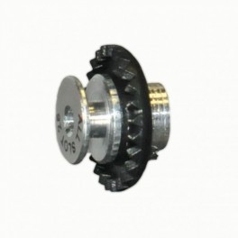 Corona Inline 22 denti Alluminio - All Slot Corona Inline 22 denti Alluminio - All Slot