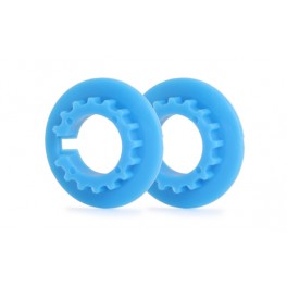 Plastic Pulley 16z for 4WD System Blue - Slot.it