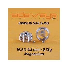 Rear Magnesium Wheels 16.5x8.2mm - Sideways