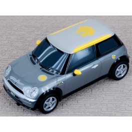 Mini Cooper Grey Electric Road Car  - Scalextric