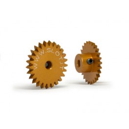 Corona Anglewinder Flat in Ergal 26 Denti rosso - Slot.it Corona Anglewinder Flat in Ergal 26 Denti rosso - Slot.it