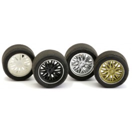 silver Inserts for 16" Wheels - NSR