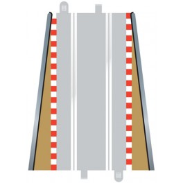 Scalextric ilead in and out borders / pair