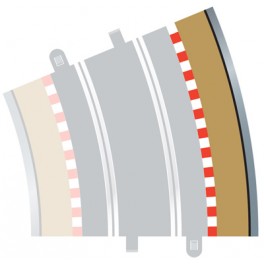 Scalextric outer borders for radius 4 curve  