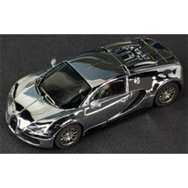 Bugatti Veyron road car - chrome - Scalextric  