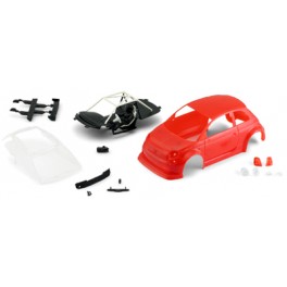 Carrozzeria grezza rossa Fiat Abarth 500 - NSR