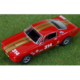 Ford Mustang Shelby Red & Gold - Scalextric
